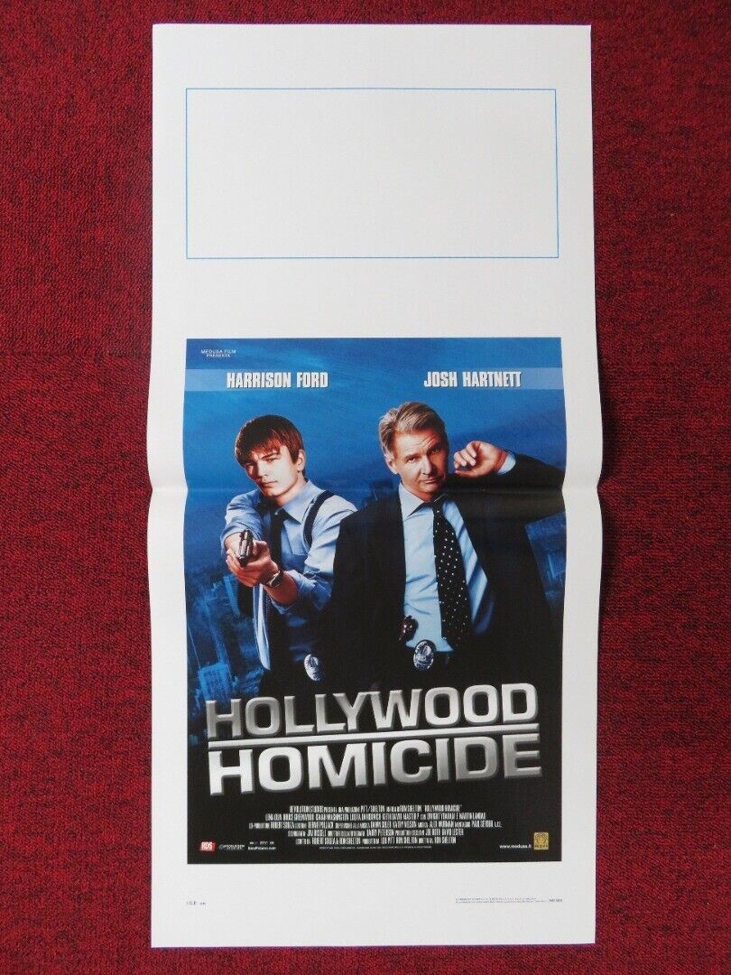 HOLLYWOOD HOMICIDE ITALIAN LOCANDINA (27.5"x13") POSTER HARRISON FORD 2003 - Rendezvous Cinema