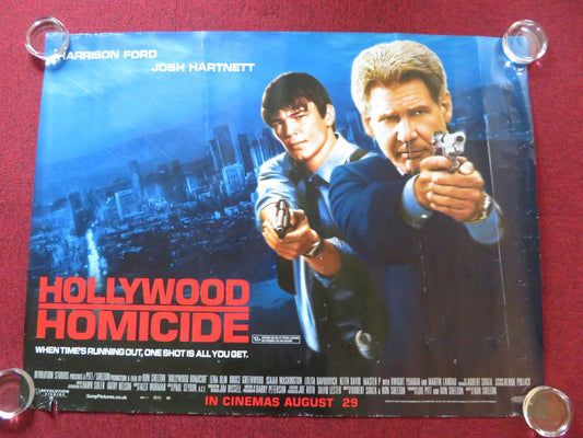 HOLLYWOOD HOMICIDE UK QUAD (30"x 40") ROLLED POSTER HARRISON FORD HARTNETT 2003 Rendezvous Cinema Movie posters