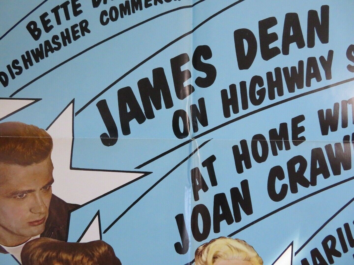 HOLLYWOOD OUT - TAKES AND RARE FOOTAGE US ONE SHEET POSTER JAMES DEAN 1983 Movie posters