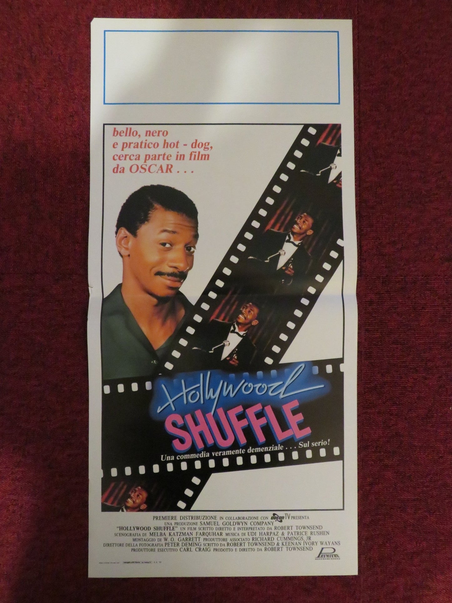 HOLLYWOOD SHUFFLE ITALIAN LOCANDINA POSTER ROBERT TOWNSEND HELEN MARTIN 1987 Rendezvous Cinema Movie posters