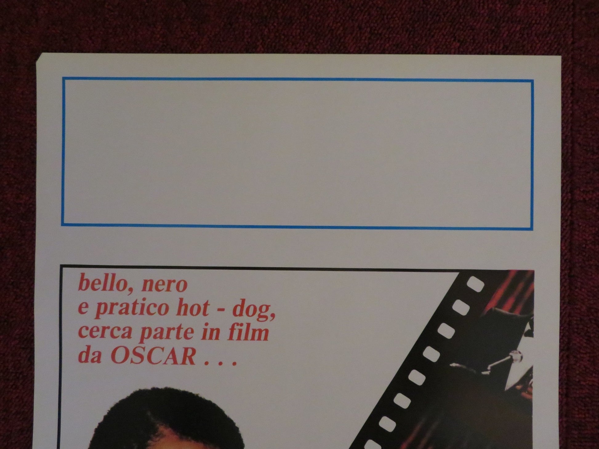 HOLLYWOOD SHUFFLE ITALIAN LOCANDINA POSTER ROBERT TOWNSEND HELEN MARTIN 1987 Rendezvous Cinema Movie posters