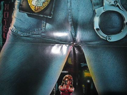 HOLLYWOOD VICE SQUAD US ONE SHEET POSTER CARRIE FISHER 1986 STYLE B Movie posters