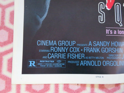 HOLLYWOOD VICE SQUAD US ONE SHEET POSTER CARRIE FISHER 1986 STYLE B Movie posters