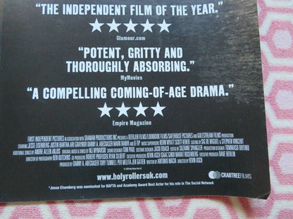 HOLY ROLLERS QUAD (30"x 40") ROLLED POSTER JESSE EISENBERG JUSTIN BARTHA 2010 Movie posters