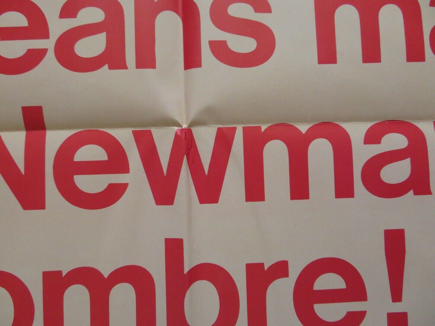 HOMBRE FOLDED US ONE SHEET POSTER PAUL NEWMAN FREDRIC MARCH 1966 - Rendezvous Cinema