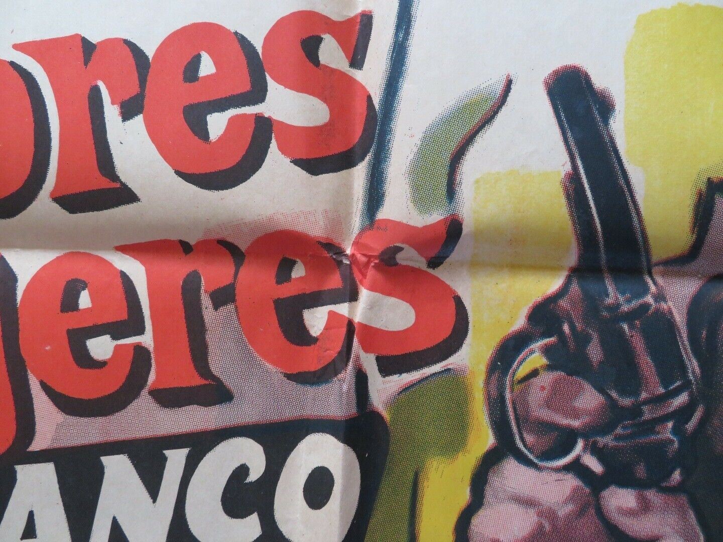 HOMBRES Y MUJERES DE BLANCO ARGENTINA ONE SHEET FOLDED POSTER MERCEDES CARRERAS Movie posters