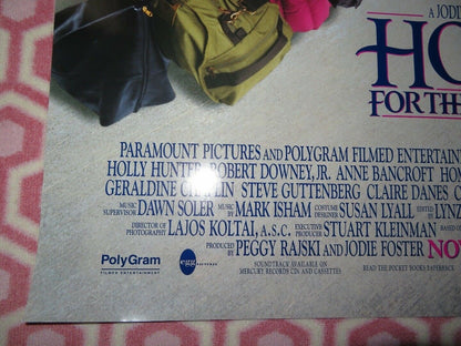HOME FOR THE HOLIDAYS US ONE SHEET ROLLED POSTER JODIE FOSTER HOLLY HUNTER 1995 Movie posters
