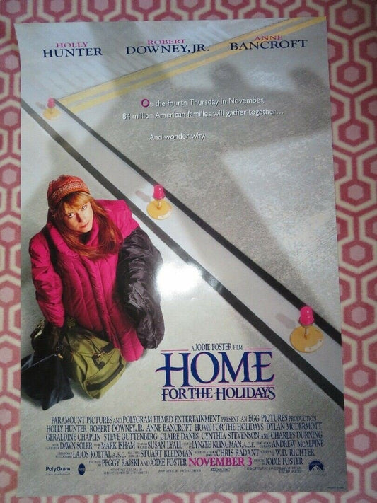 HOME FOR THE HOLIDAYS US ONE SHEET ROLLED POSTER JODIE FOSTER HOLLY HUNTER 1995 Movie posters