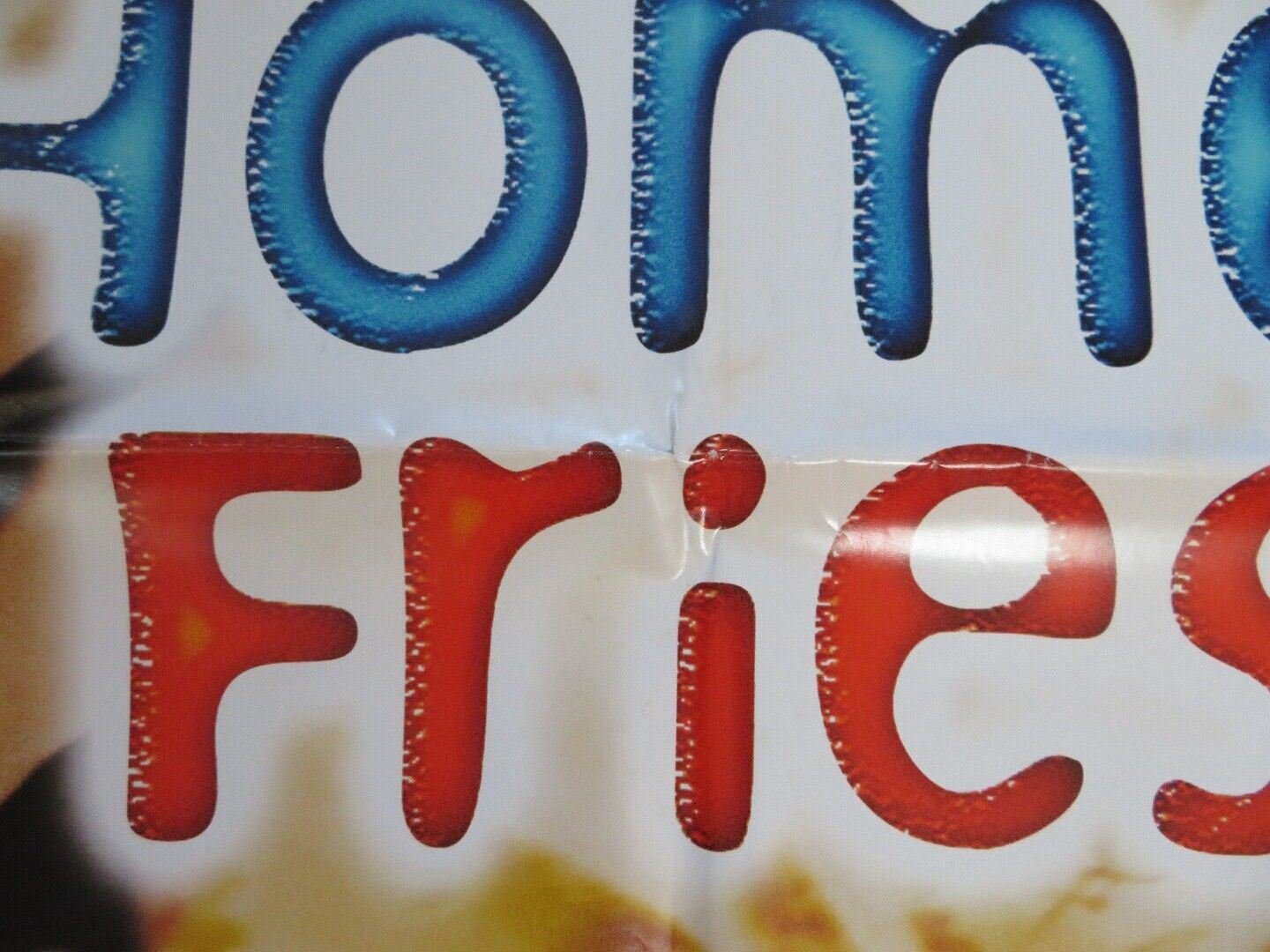 HOME FRIES FOLDED US ONE SHEET POSTER DREW BARRYMORE LUKE WILSON 1998 Movie posters