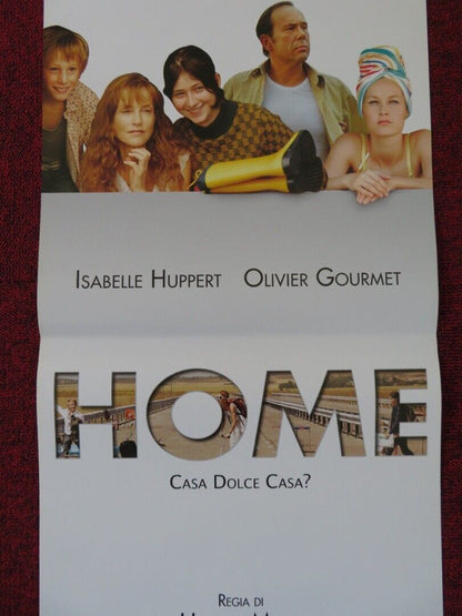 HOME ITALIAN LOCANDINA (27.5"x12.5") POSTER ISABELLE HUPPERT OLIVER GOURMET '08 Rendezvous Cinema Movie posters