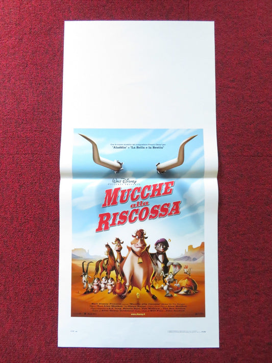 HOME ON THE RANGE ITALIAN LOCANDINA POSTER DISNEY ROSEANNE BARR S. BUSCEMI 2004 Rendezvous Cinema Movie posters