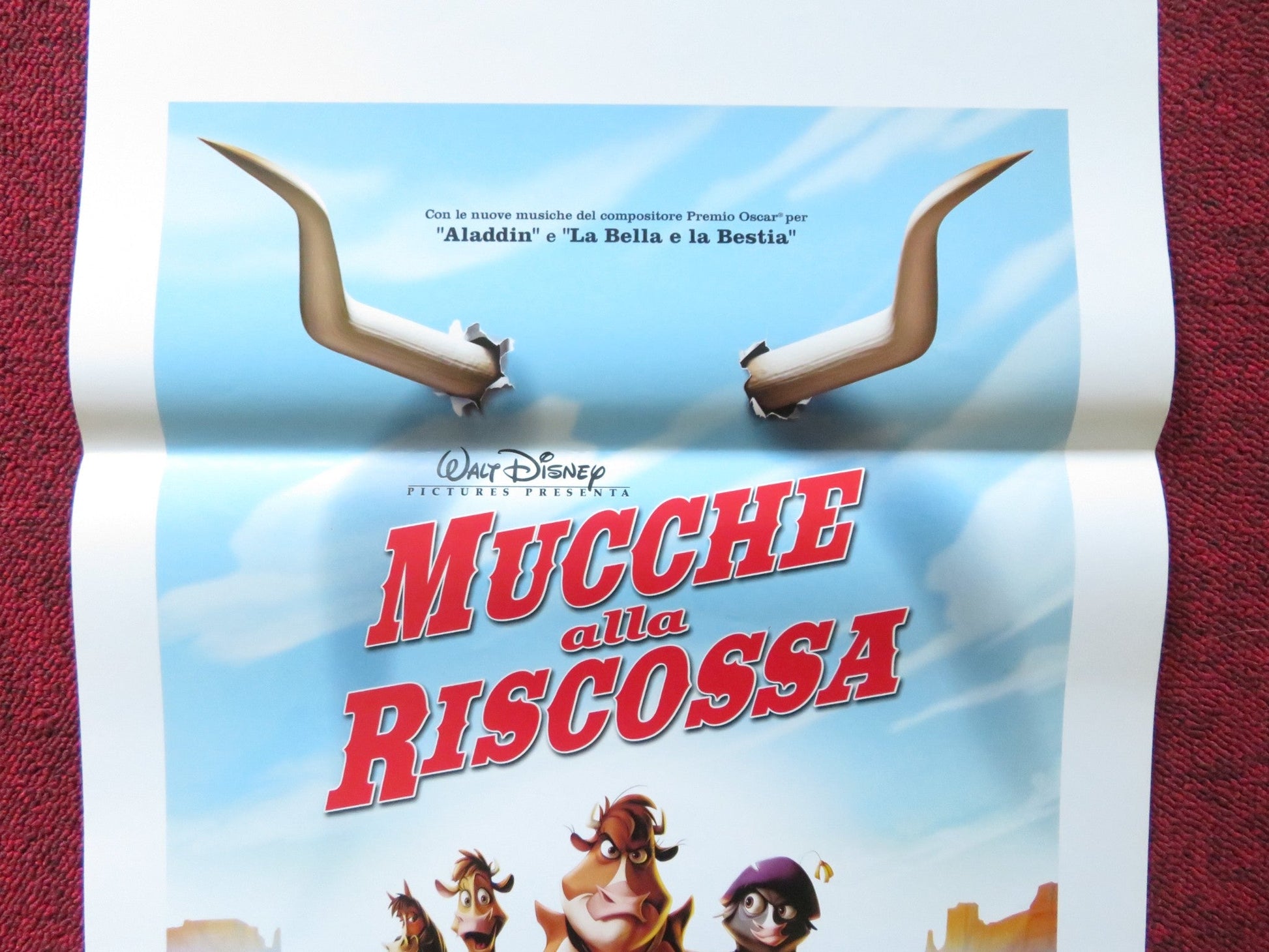 HOME ON THE RANGE ITALIAN LOCANDINA POSTER DISNEY ROSEANNE BARR S. BUSCEMI 2004 Rendezvous Cinema Movie posters