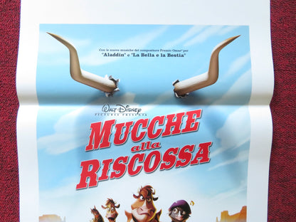 HOME ON THE RANGE ITALIAN LOCANDINA POSTER DISNEY ROSEANNE BARR S. BUSCEMI 2004 Rendezvous Cinema Movie posters