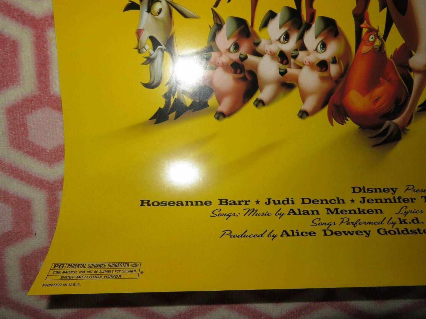 HOME ON THE RANGE ONE SHEET ROLLED POSTER DISNEY JUDI DENCH JENNIFER TILLY 2004 Movie posters