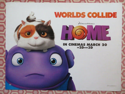 HOME QUAD (30"x 40") ROLLED POSTER JIM PARSONS RIHANNA STEVE MARTIN 2015 Movie posters