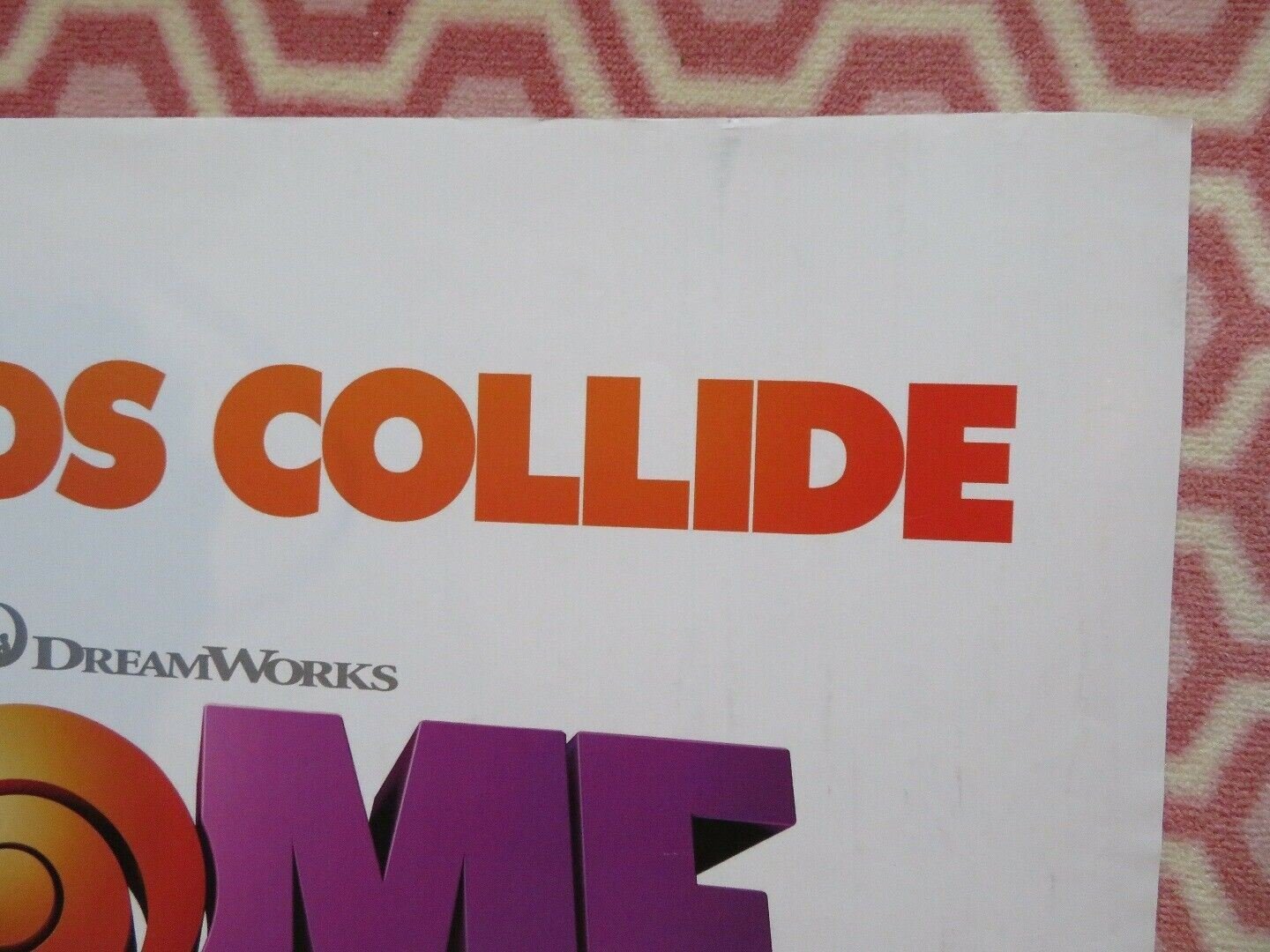 HOME QUAD (30"x 40") ROLLED POSTER JIM PARSONS RIHANNA STEVE MARTIN 2015 Movie posters