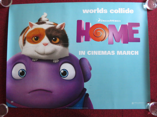 HOME UK QUAD (30"x 40") ROLLED POSTER STEVE MARTIN RHIANNA 2015 Rendezvous Cinema Movie posters