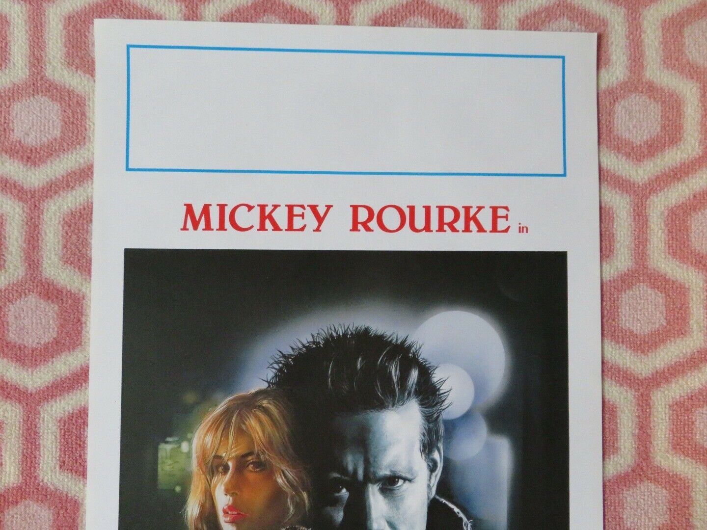 HOMEBOY ITALIAN LOCANDINA (27.5"x13") POSTER MICKEY ROURKE 1988 Movie posters