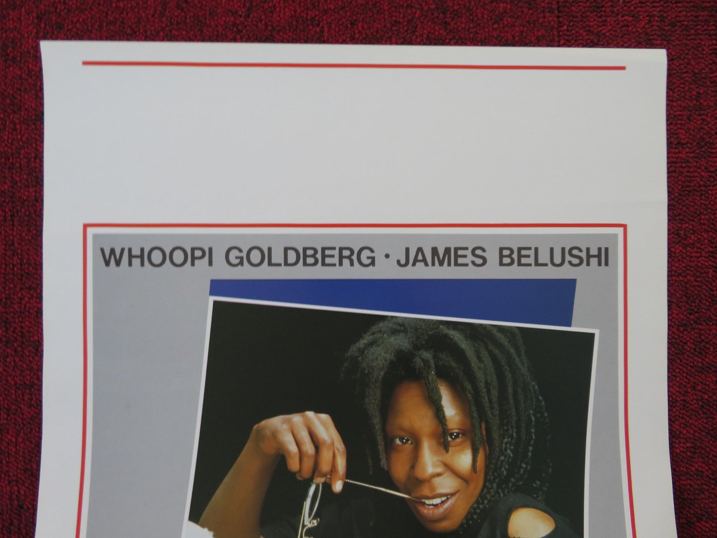 HOMER AND EDDIE ITALIAN LOCANDINA POSTER WHOOPI GOLDBERG JAMES BELUSHI 1989 Rendezvous Cinema Movie posters