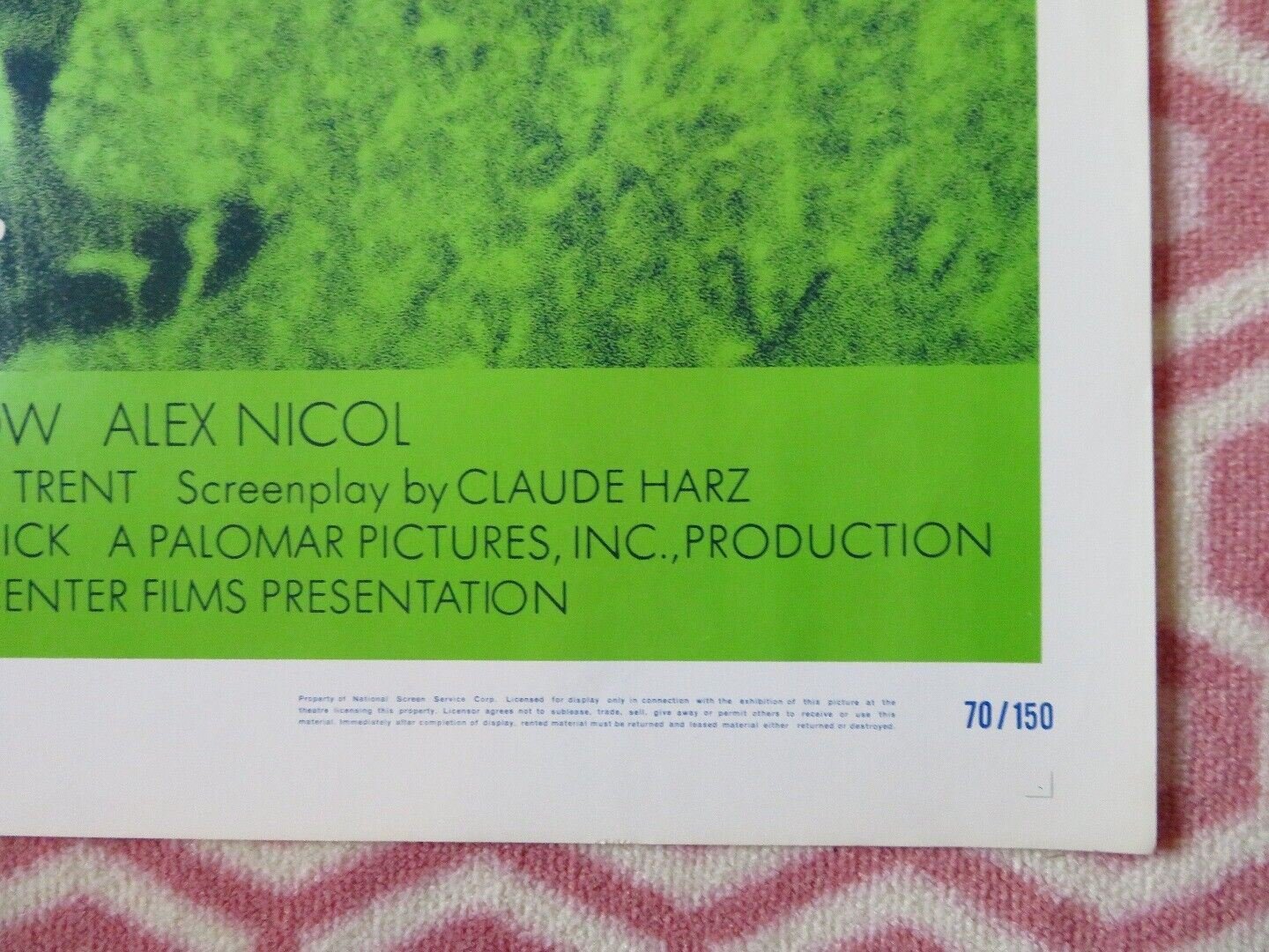 HOMER FOLDED US ONE SHEET POSTER DON SCARDINO TISA FARROW 1970 Movie posters