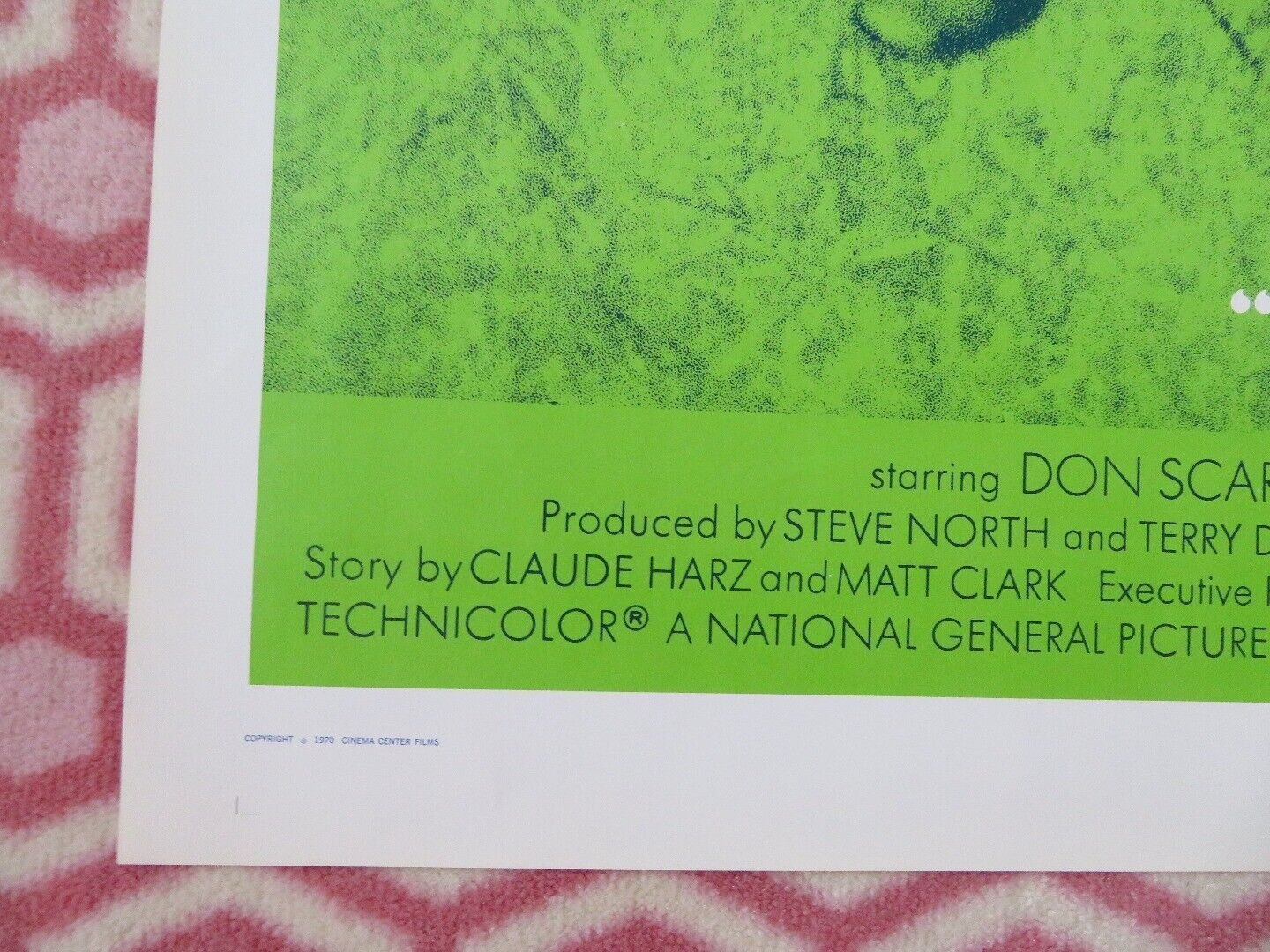 HOMER FOLDED US ONE SHEET POSTER DON SCARDINO TISA FARROW 1970 Movie posters