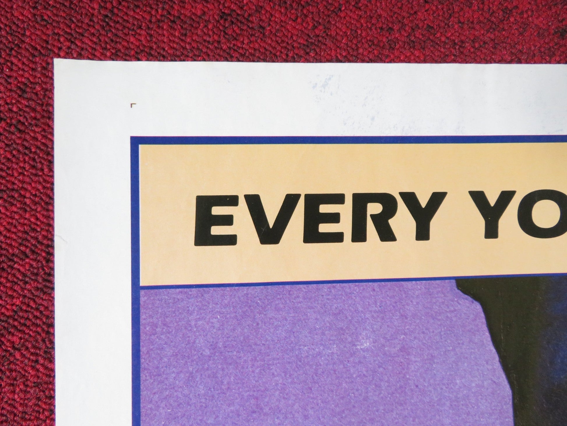 HOMEWORK FOLDED US ONE SHEET POSTER JOAN COLLINS MICHAEL MORGAN 1982 Rendezvous Cinema Movie posters