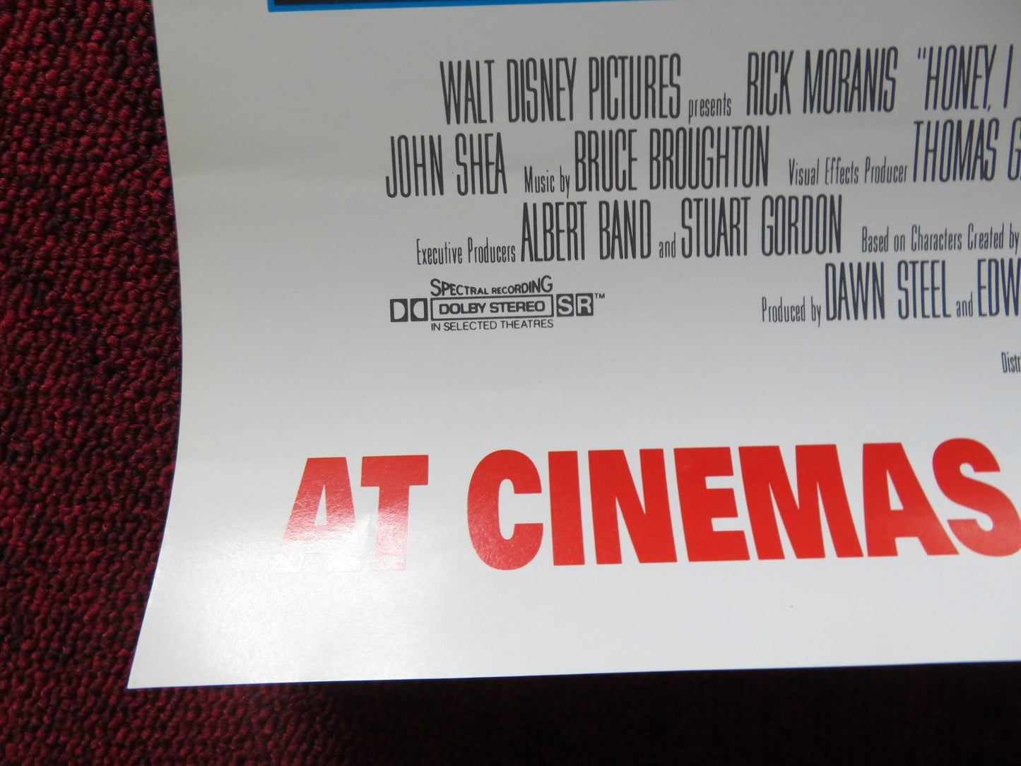 HONEY, I BLEW UP THE KID CINEMA POSTER DISNEY RICK MORANIS 1992 Rendezvous Cinema Movie posters