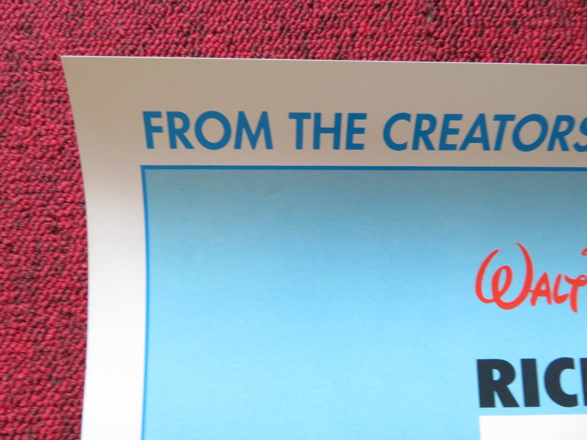 HONEY, I BLEW UP THE KID CINEMA POSTER DISNEY RICK MORANIS 1992 Rendezvous Cinema Movie posters