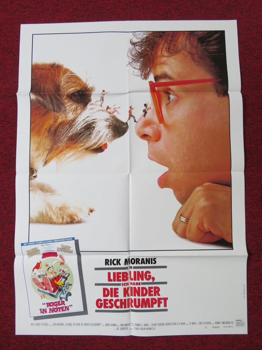 HONEY, I SHRUNK THE KIDS GERMAN A1 POSTER RICK MORANIS MATT FREWER 1989 Rendezvous Cinema Movie posters