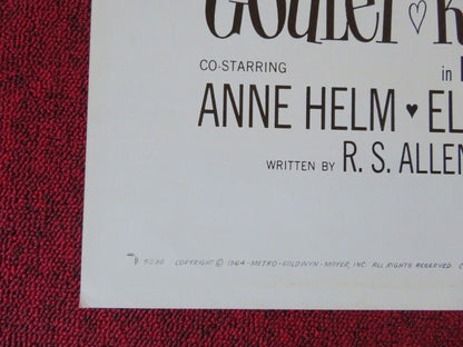 HONEYMOON HOTEL FOLDED US ONE SHEET POSTER ROBERT GOULET NANCY KWAN 1964 - Rendezvous Cinema
