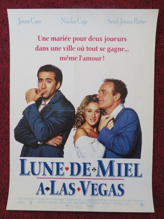 HONEYMOON IN VEGAS FRENCH (15"x 21") POSTER JAMES CAAN NICOLAS CAGE 1992 Movie posters