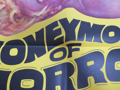 HONEYMOON OF HORROR US ONE SHEET POSTER ROBERT PARSONS ABBEY HELLER Movie posters