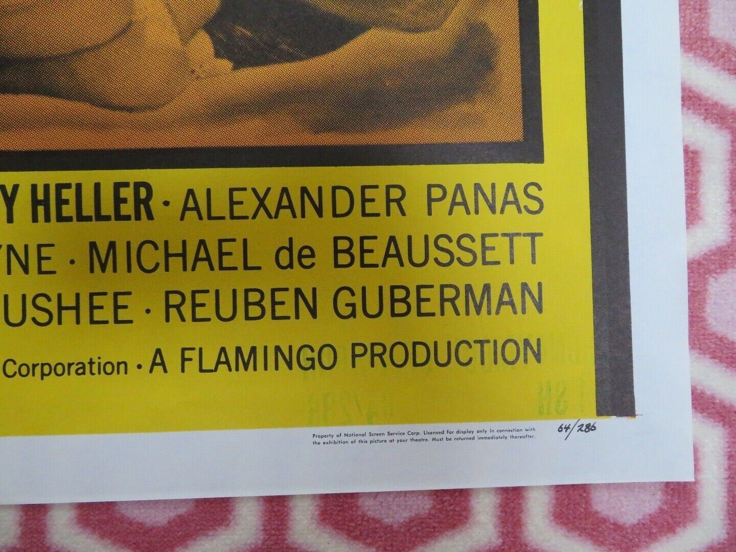 HONEYMOON OF HORROR US ONE SHEET POSTER ROBERT PARSONS ABBEY HELLER Movie posters