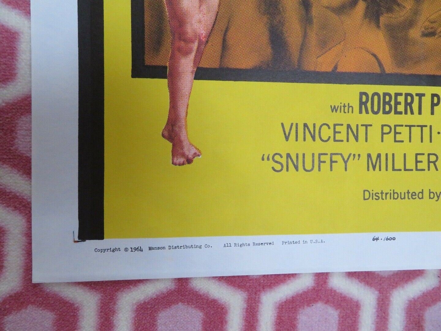 HONEYMOON OF HORROR US ONE SHEET POSTER ROBERT PARSONS ABBEY HELLER Movie posters