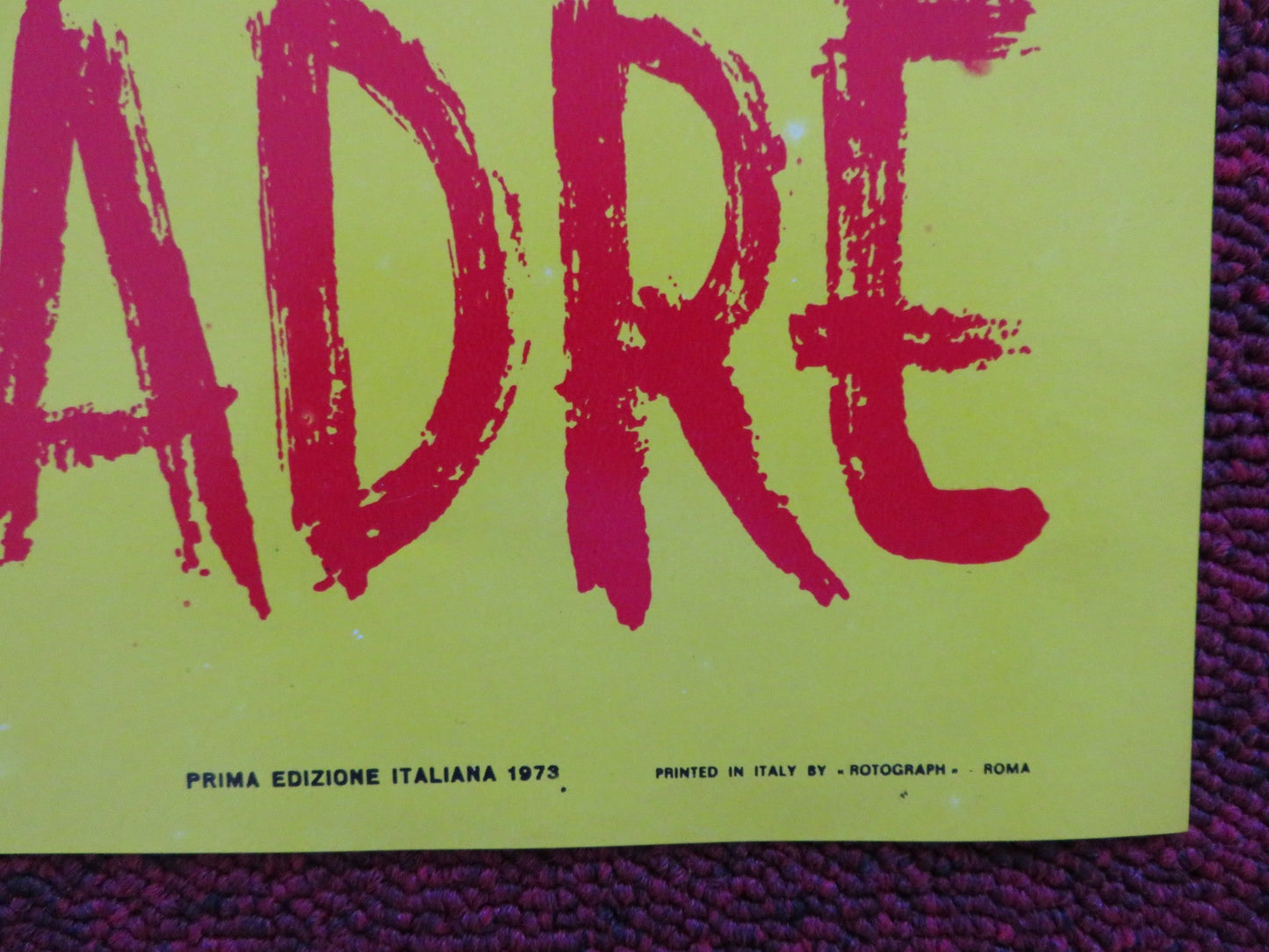 HONOR THY FATHER - B ITALIAN FOTOBUSTA POSTER JOSEPH BOLOGNA B. VACCARO 1973 Rendezvous Cinema Movie posters