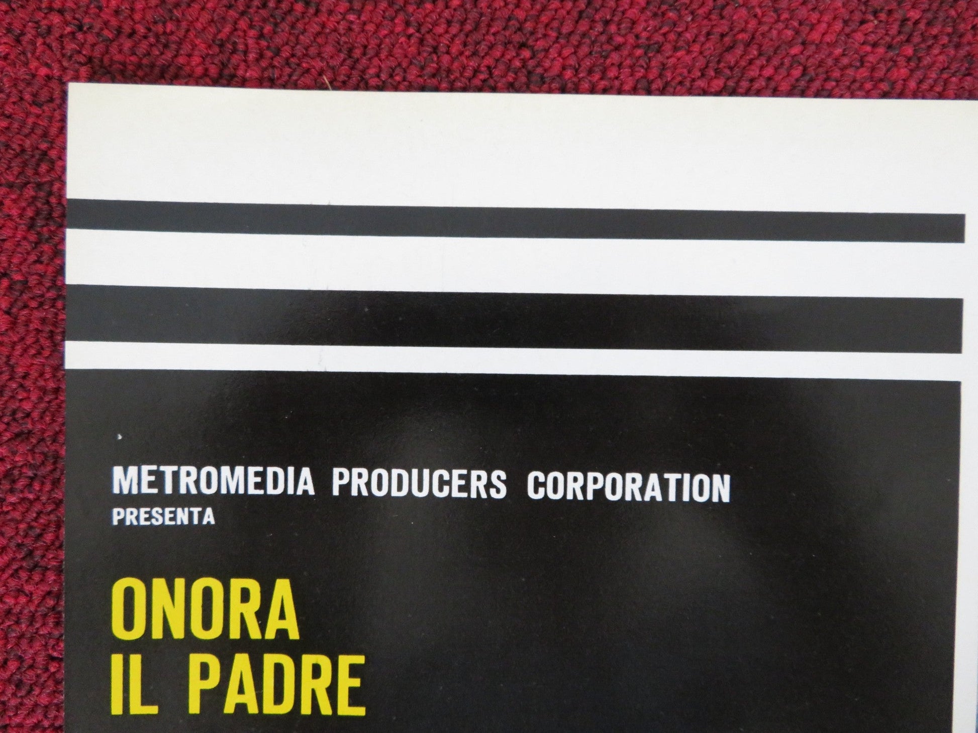 HONOR THY FATHER - B ITALIAN FOTOBUSTA POSTER JOSEPH BOLOGNA B. VACCARO 1973 Rendezvous Cinema Movie posters