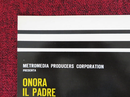 HONOR THY FATHER - C ITALIAN FOTOBUSTA POSTER JOSEPH BOLOGNA B. VACCARO 1973 Rendezvous Cinema Movie posters