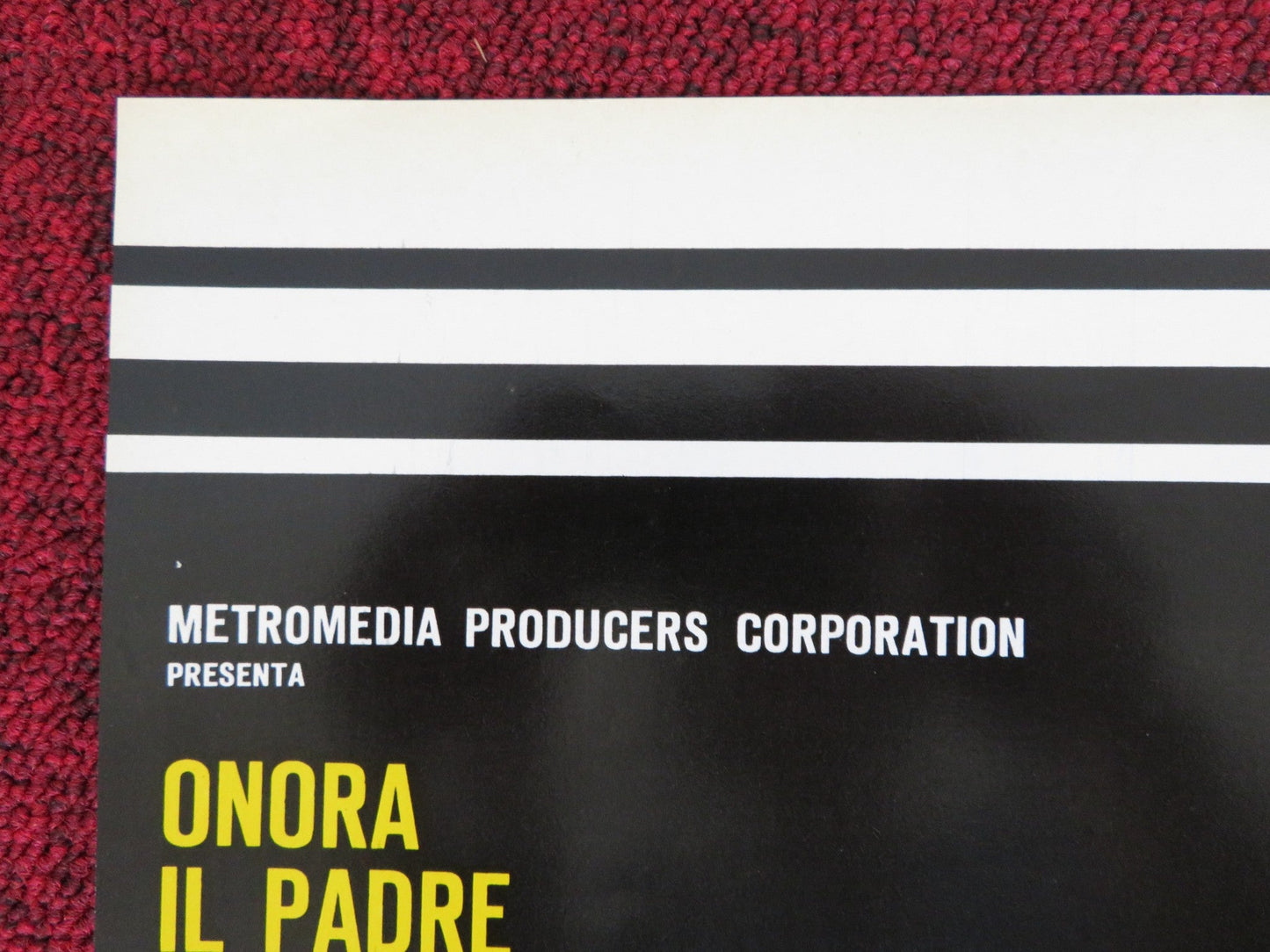 HONOR THY FATHER - D ITALIAN FOTOBUSTA POSTER JOSEPH BOLOGNA B. VACCARO 1973 Rendezvous Cinema Movie posters