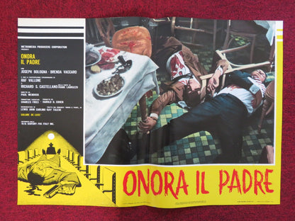 HONOR THY FATHER - D ITALIAN FOTOBUSTA POSTER JOSEPH BOLOGNA B. VACCARO 1973 Rendezvous Cinema Movie posters