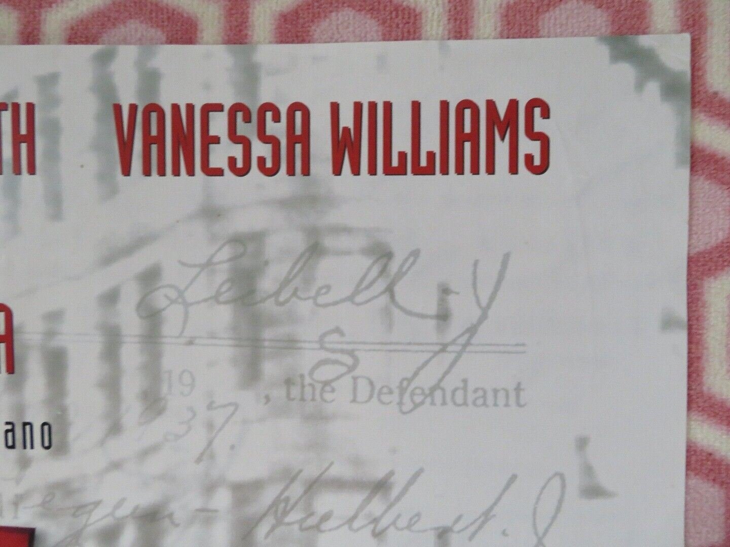 HOODLUM FOLDED US ONE SHEET POSTER TIM ROTH VANESSA WILLIAMS 1997 Movie posters