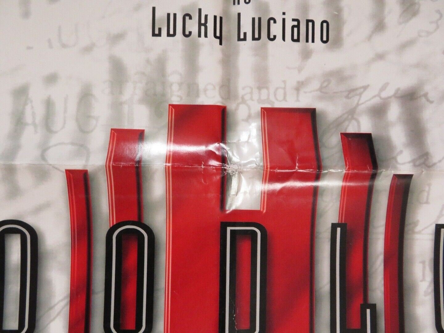 HOODLUM FOLDED US ONE SHEET POSTER TIM ROTH VANESSA WILLIAMS 1997 Movie posters