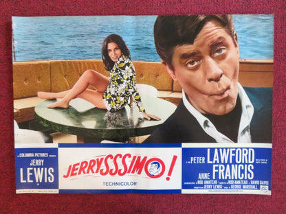 HOOK, LINE AND SINKER - C ITALIAN FOTOBUSTA POSTER JERRY LEWIS P. LAWFORD 1969 Rendezvous Cinema Movie posters