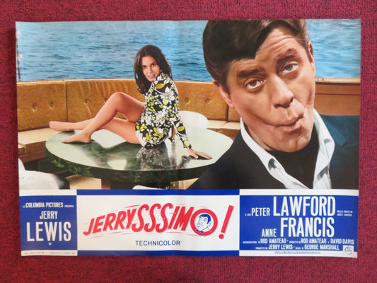 HOOK, LINE AND SINKER - C ITALIAN FOTOBUSTA POSTER JERRY LEWIS P. LAWFORD 1969 Rendezvous Cinema Movie posters