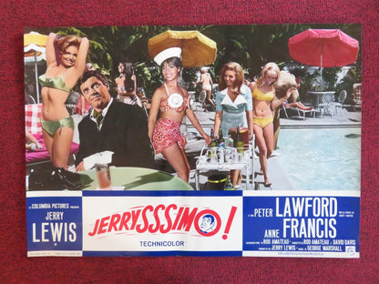 HOOK, LINE AND SINKER - E ITALIAN FOTOBUSTA POSTER JERRY LEWIS P. LAWFORD 1969 Rendezvous Cinema Movie posters