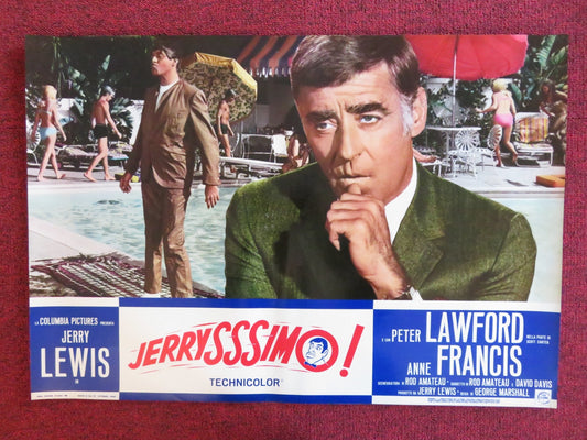 HOOK, LINE AND SINKER - H ITALIAN FOTOBUSTA POSTER JERRY LEWIS P. LAWFORD 1969 Rendezvous Cinema Movie posters