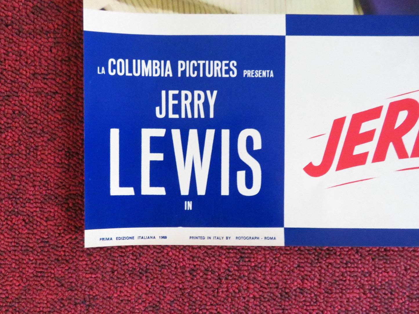 HOOK, LINE AND SINKER - J ITALIAN FOTOBUSTA POSTER JERRY LEWIS P. LAWFORD 1969 Rendezvous Cinema Movie posters