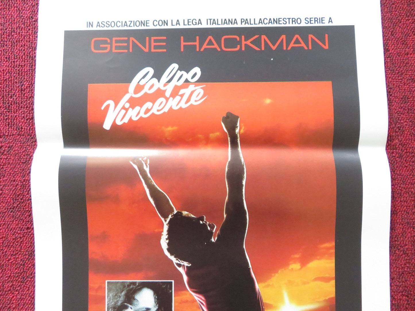 HOOSIERS ITALIAN LOCANDINA POSTER GENE HACKMAN DENNIS HOPPER 1986 Rendezvous Cinema Movie posters