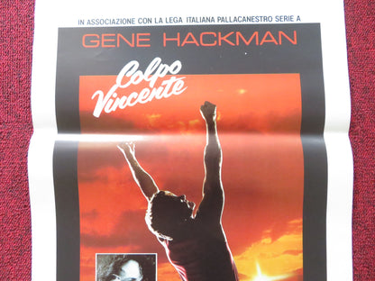 HOOSIERS ITALIAN LOCANDINA POSTER GENE HACKMAN DENNIS HOPPER 1986 Rendezvous Cinema Movie posters