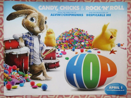 HOP QUAD (30"x 40") ROLLED POSTER RUSSELL BRAND JAMES MARSDEN 2011 - Rendezvous Cinema