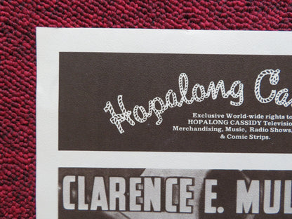 HOPALONG CASSIDY POSTER WILLIAM BOYD CLARENCE E.MULFORD 1976 Rendezvous Cinema Movie posters